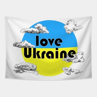 love Ukraine Tapestry