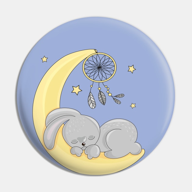 Goodnight bunny Pin by ArtStyleAlice