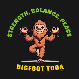 Bigfoot Yoga T-Shirt