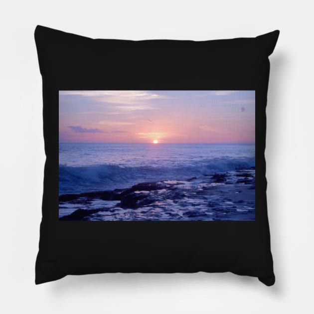 Sunset Oahu Pillow by MAMMAJAMMA