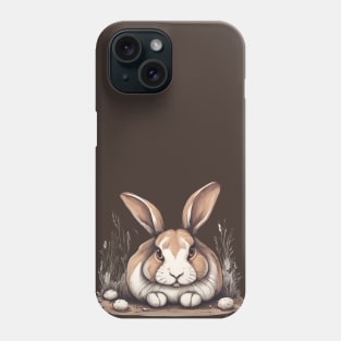 lazy rabbit fat Phone Case
