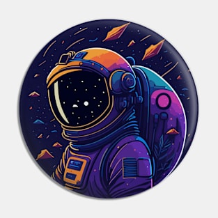 astronaut in the space Pin