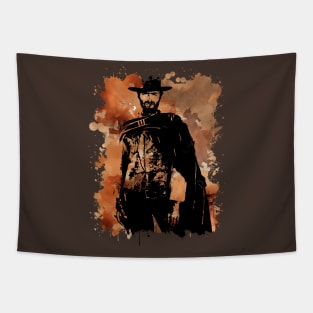 The Good, The Bad, & The Ugly - Brown Watercolor Splash Tapestry