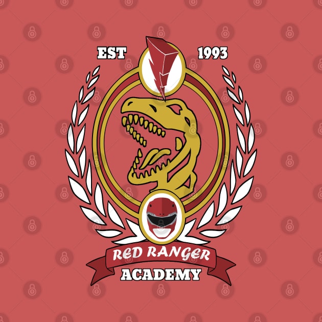 Red Ranger Academy by Vitalitee