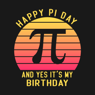 Born on Pi Day Birthday Gift T-Shirt