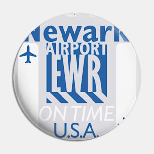 Newark airport code sticker design 20210927 Pin