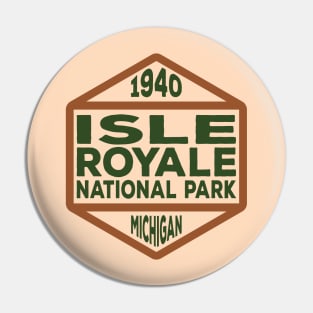 Isle Royale National Park badge Pin