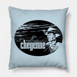 Cheyenne - Opening Credits - 50s/60s Tv Western Pillow