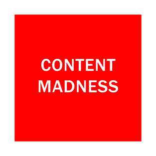 Content Madness non t shirt (Super Jack) T-Shirt