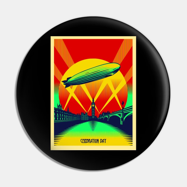 Zeppelin Vintage Pin by Saamdibilquraniart