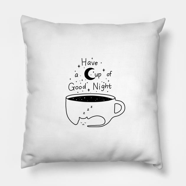 Cup of Goodnight Pillow by Episodic Drawing