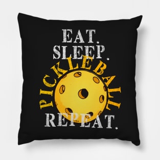 EAT SLEEP PICKLEBALL REPEAT LOVER FUNNY QUOTE GIFT Pillow