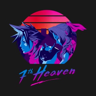 7th Heaven FF7 Cloud X Aerith 80S T-Shirt