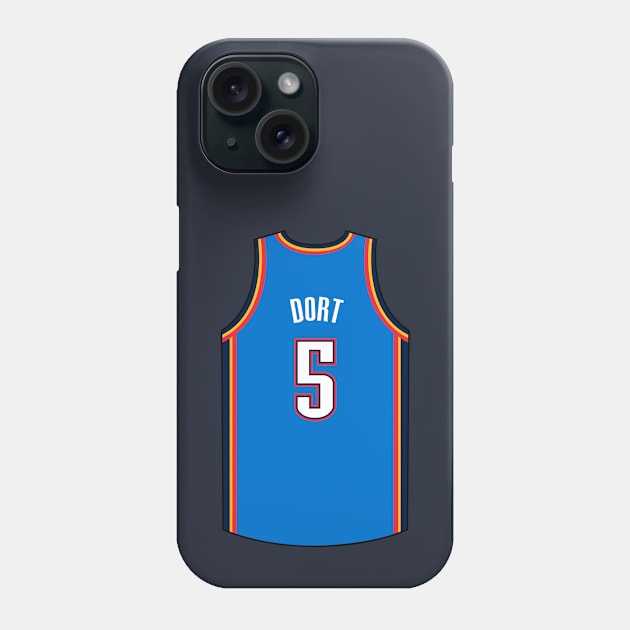 Luguentz Dort Oklahoma City Jersey Qiangy Phone Case by qiangdade