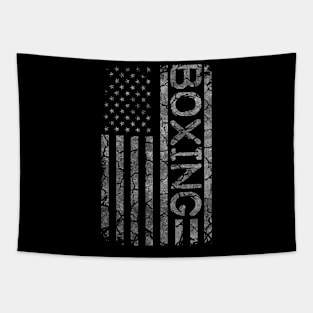 American Flag Boxing Vintage Distressed Boxer For Men Women Tapestry