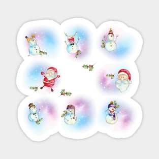 Christmas Badges Magnet