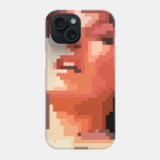 Retro Girl Face (Pixel Art) Phone Case