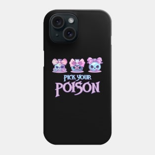 Pick Your Poison Cute Kawaii Witchy Magic Portion Bottles Phone Case