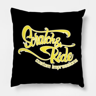 Scratch & Ride Brand (Yellow Logo) Pillow