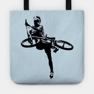 Freestyle BMX in the sky Tote