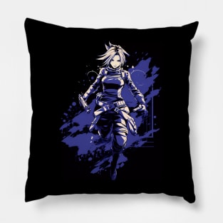 fullmetal alchemist brotherhood- riza hawkeye action figure Pillow