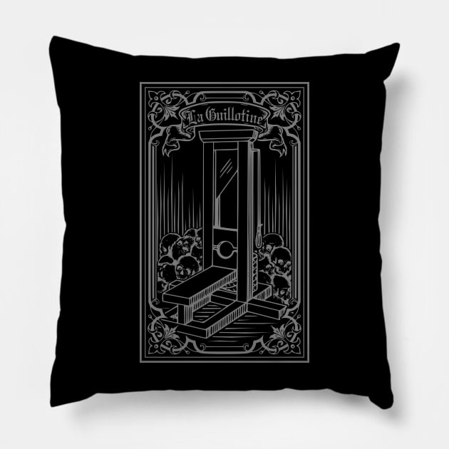 Gothic Guillotine Pillow by RavenWake