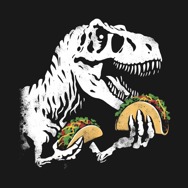 T-Rex Eating Tacos by podtuts