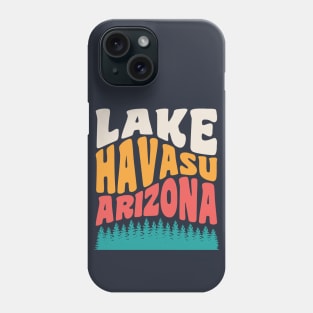 Lake Havasu Arizona Boating Retro Vintage Typography Phone Case