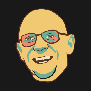 Foucault Minimal Portrait In Vintage Colors T-Shirt