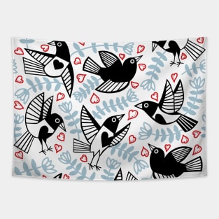 Birds fly home Tapestry