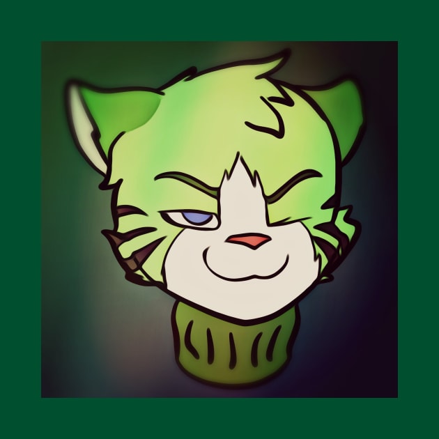 Winking Emerald by ANeedyRodent by EmeraldTheFurball
