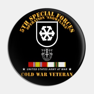 5th SFG - Operation Snowflake Vet w COLD SVC X 300 Pin