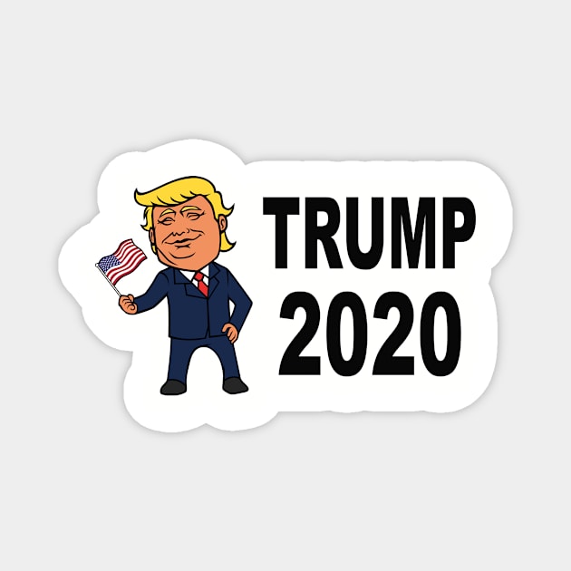 Trump 2020 Magnet by patrioticdude