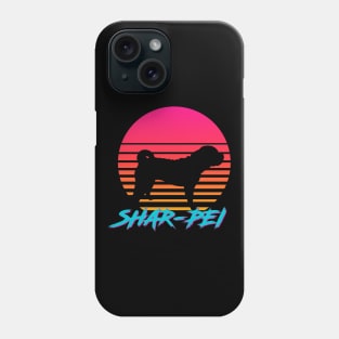 Chinese Shar-Pei 1980s Sunset Phone Case