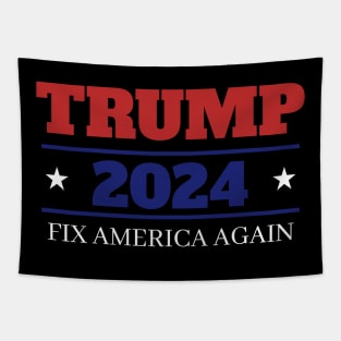 Trump 2024 Fix America Again Tapestry