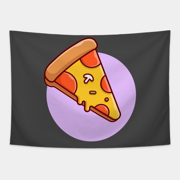 Slice Of Pizza (3) Tapestry by Catalyst Labs