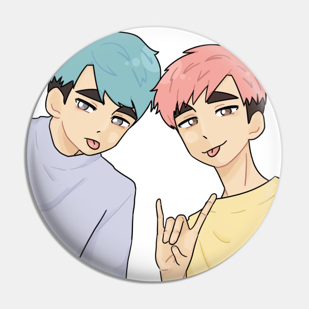 Miya Twins | Twin Devils Pin by _hiraku.art