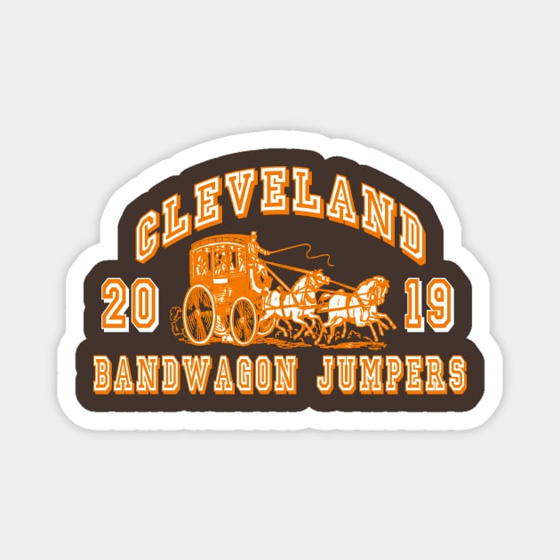 Cleveland Bandwagon Magnet by BradyRain