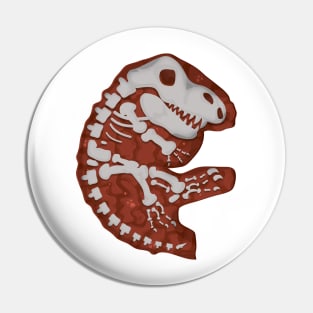 Dinosaur Bones Pin