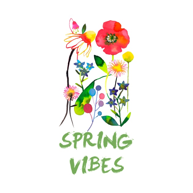 Happy Spring Flowers - spring vibes by ninoladesign