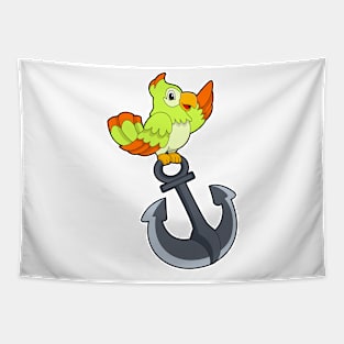 Parrot with Anchor Tapestry