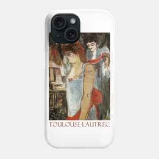 Woman with Arm Tattoo by Henri de Toulouse-Lautrec Phone Case