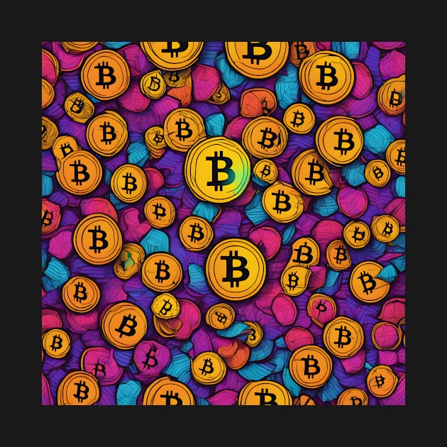 Colorful Bitcoin by Creativeoptimize