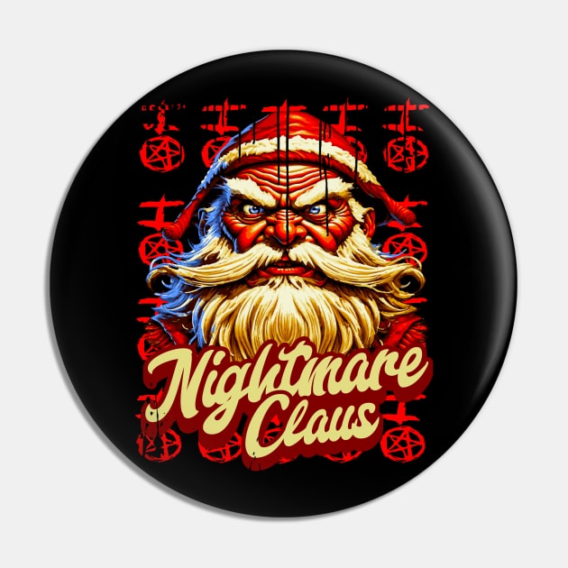 Nightmare Claus Santa Claus Pagan Pin by Outrageous Flavors