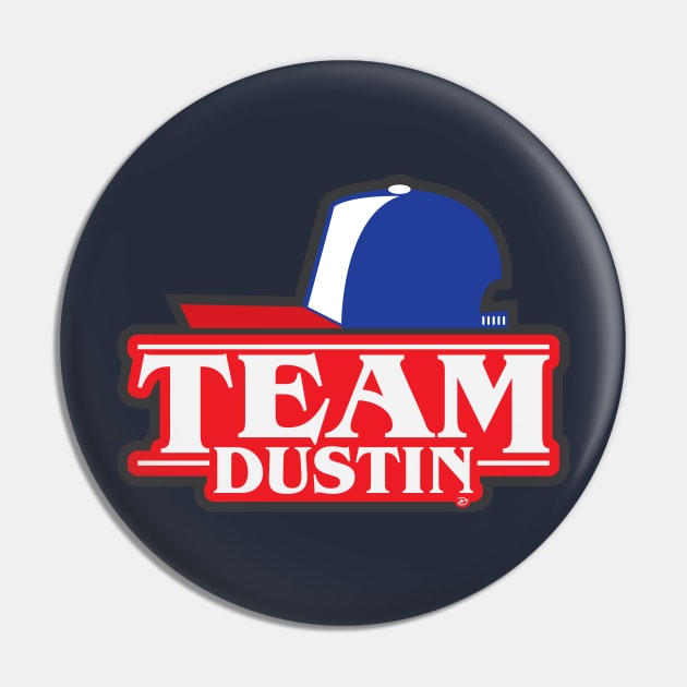 Stranger Teams: Dustin Pin by dhartist