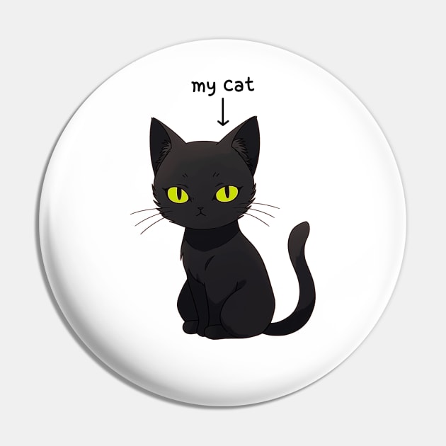 My Cat Russian Blue Pin by Underground Cargo