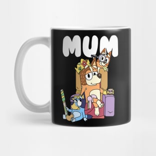 Bluey Oh Biscuits, Mum Dad Cartoon, Mother's Father's Day Coffee Mug for  Sale by KateMellor