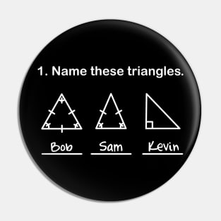 Name These Triangles Funny Math Geometry Question Pin