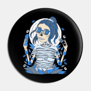 Cool momma Skeleton Pin