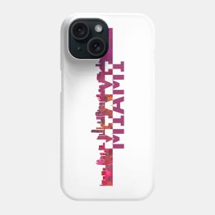 Miami Skyline Phone Case